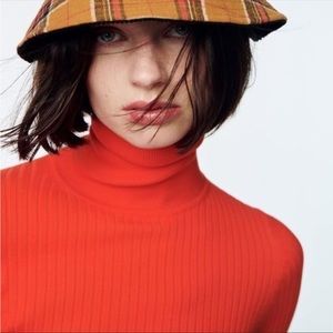 ZARA Ribbed knit turtleneck sweater. NWT